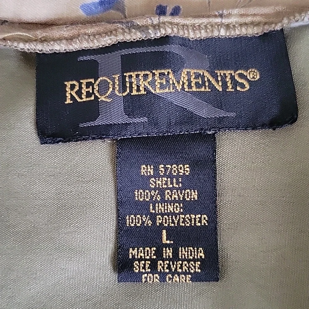 Requirements | Vintage Green Floral Skirt - Picture 9 of 9